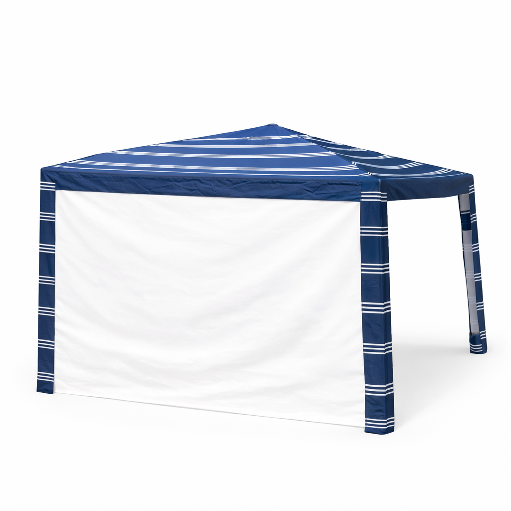 Waterproof beach cabana side wall compatible with CoolCabana providing shade and privacy