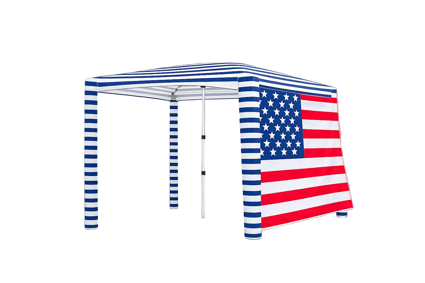 beach cabana side wall compatible with CoolCabana providing shade and privacy