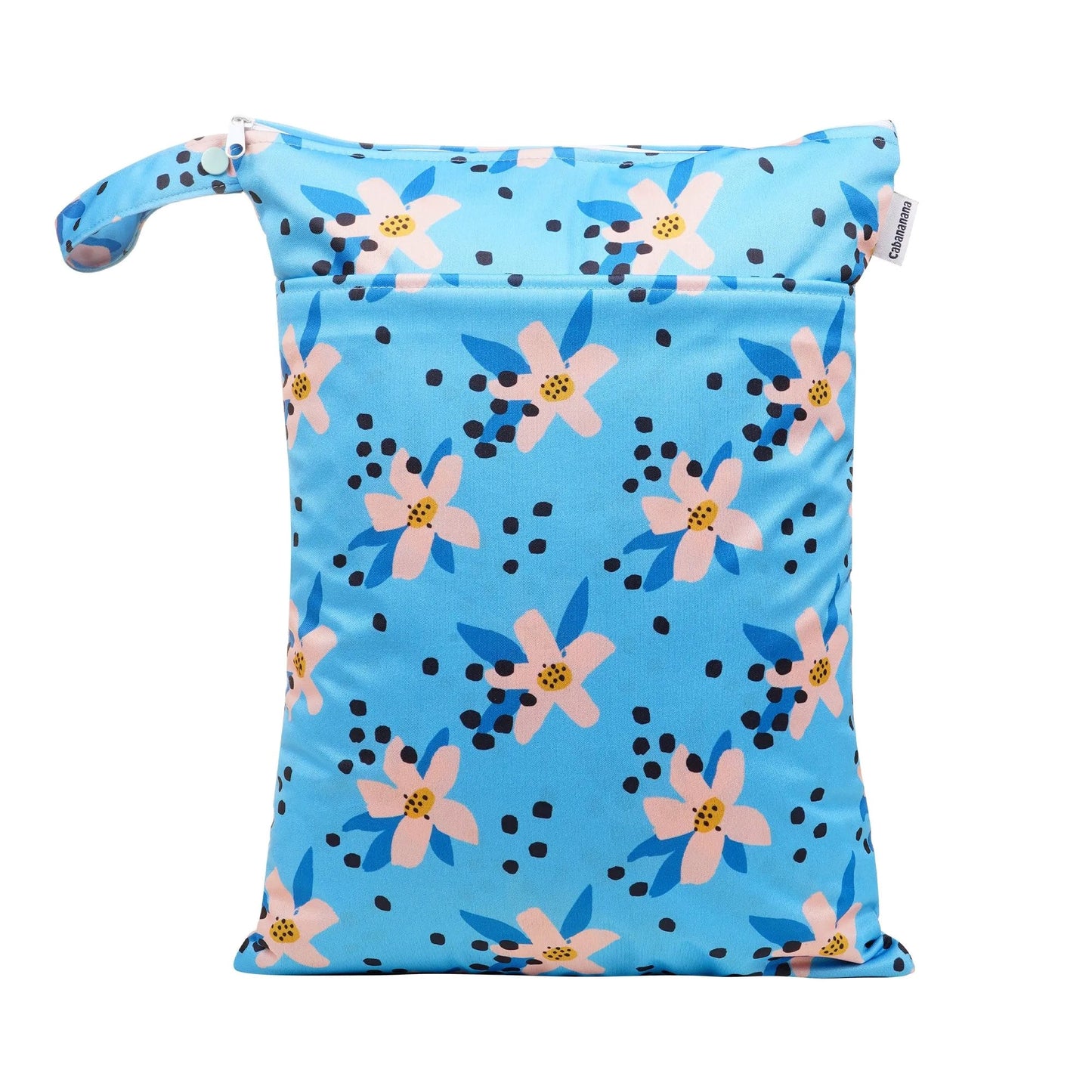 dry wet bag with flower print