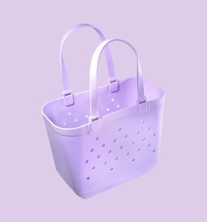 purple eva beach bag tote