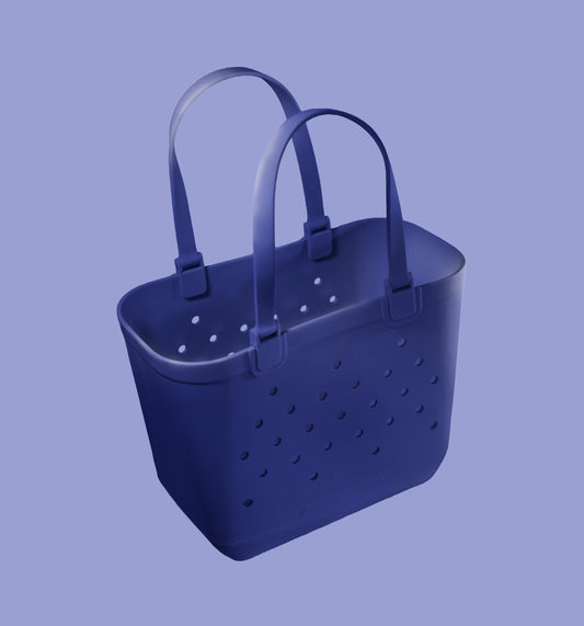 navy eva beach bag tote