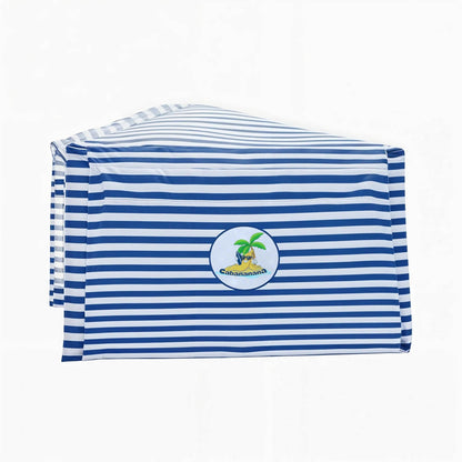 Beach Cabana Side Wall  - Blue Stripe